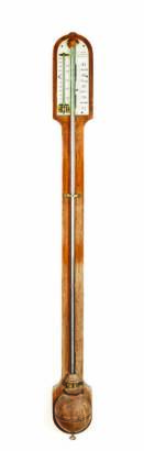 A Victorian Mahogany Stick Barometer