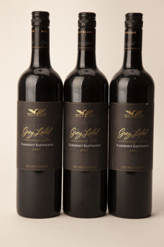 (3) 2007 Wolf Blass Grey Label Cabernet Sauvignon