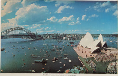 A Sydney Opera House Opening Souvenir Photo