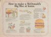 A McDonald's Big Mac Brochure