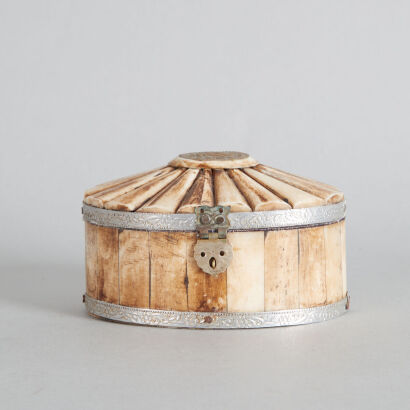 A Vintage Bone Trinket Box