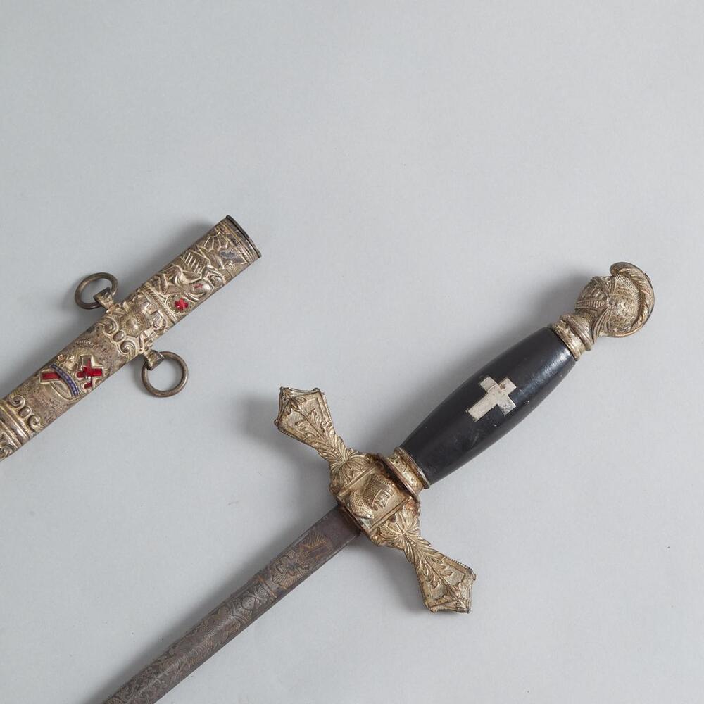 A Masonic York Rite Knights Templar Sword