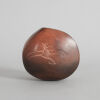 A Robyn Stewart Dung Fired and Burnished Form