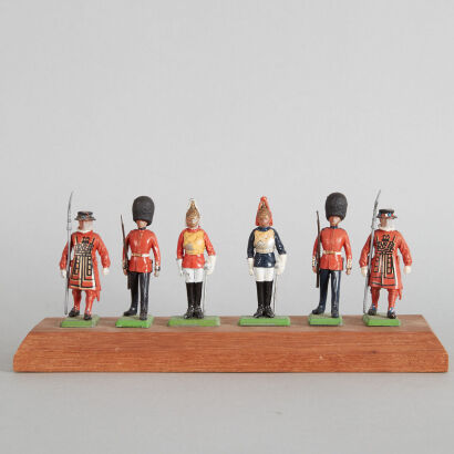 A Set of Six Britains Figures