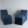 A Pair of Geometric Modern Loungers - 2