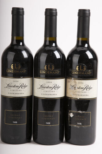 (3) 2004 Lindemans Limestone Ridge Shiraz Cabernet, Coonawarra