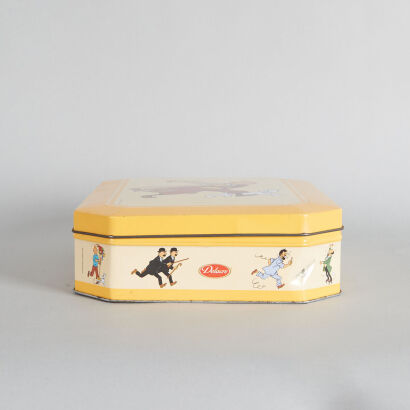 A Rare Tintin Biscuit Tin