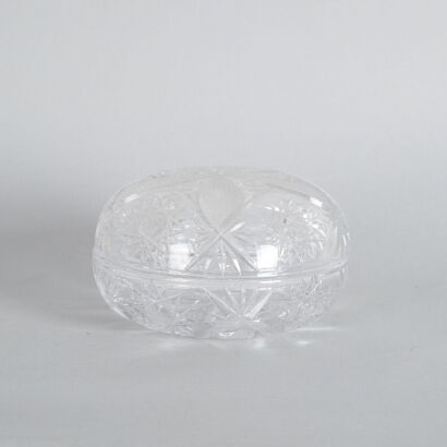 A Crystal Lidded Bowl