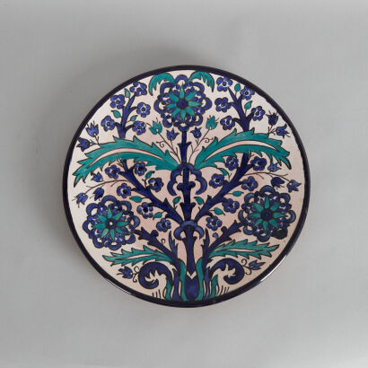 An Iznik Hand Painted Plate, Turkey