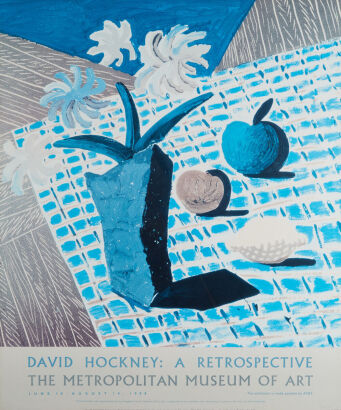 David Hockney: A Retrospective - The Metropolitan Museum of Art Poster