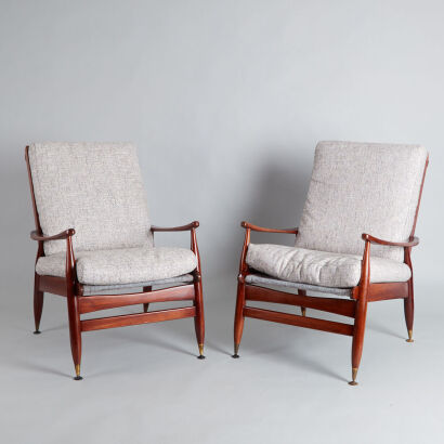 A Pair of Mid-Century Armchairs