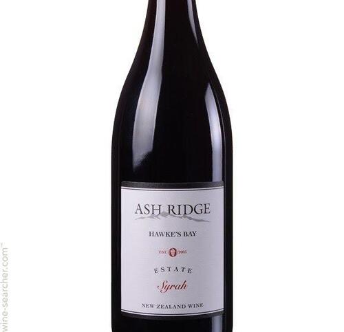 *(1) 2017 Ash Ridge Estate Syrah, Hawkes Bay