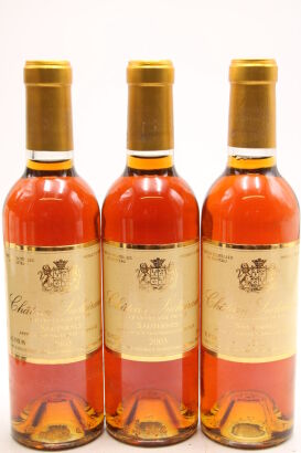 (3) 2003 Chateau Suduiraut, Sauternes, 375ml [JR18]