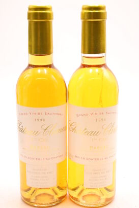 (2) 1998 Chateau Climens, Sauternes Barsac, 375ml [JR17.5]