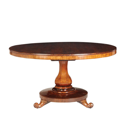 A William IV Mahogany Tilt Top Breakfast Table