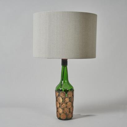 An Unusual Mid-Century Bottle Lamp