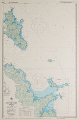 A Marine Map of Great Barrier to Mercury Bay