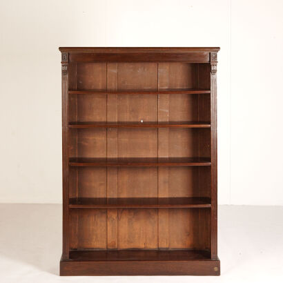 A Bookcase in Stained Oak