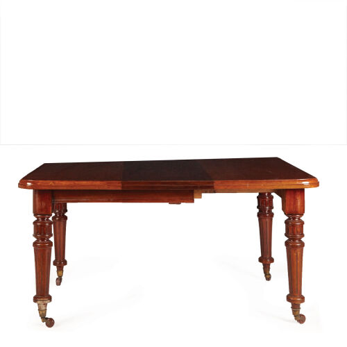 A Victorian Crank Extension Dining Table