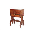 A Victorian Burr Walnut Sewing Table