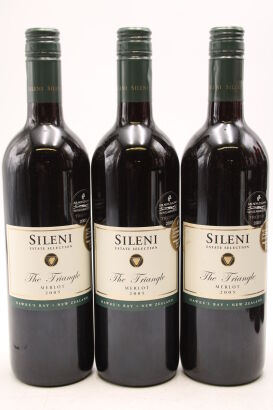 (3) 2005 Sileni Estates Estate Selection 'The Triangle' Merlot, Hawke's Bay