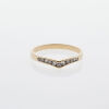 18ct Chevron Diamond Band
