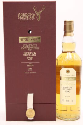 (1) 1990 Gordon & MacPhail Rare Old Rosebank Single Malt Scotch Whisky, 46% ABV