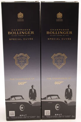 (2) Bollinger Special Cuvee Brut 'James Bond 007' Limited Edition, Champagne