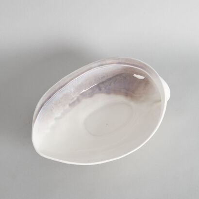 A Large Ceramic Pāua Shell Bowl