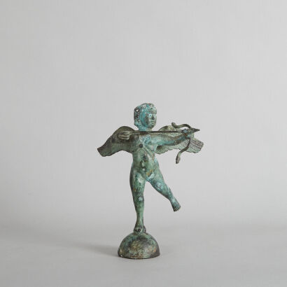 Cast Bronze Statue Of Cupid