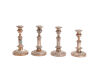 Four Sheffield Plated Candlesticks