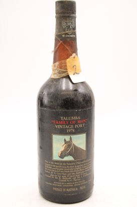 (1) 1978 Yalumba Thoroughbred Series "Family of Man" Vintage Port, South Australia