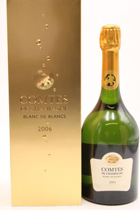 (1) 2006 Tattinger Comtes de Champagne Blanc de Blancs, Champagne [RP96]