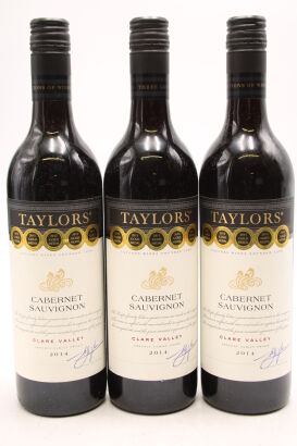 (3) 2014 Taylors Wakefield Estate Cabernet Sauvignon, Clare Valley