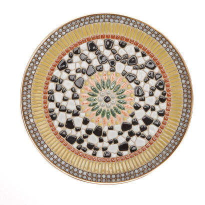 A John Crichton Mosaic Charger