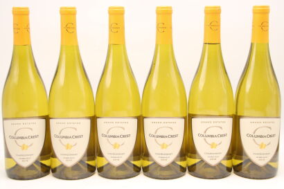 (6) 2019 Columbia Crest Grand Estates Chardonnay, Columbia Valley