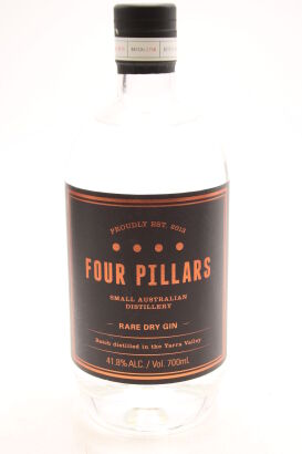 (1) Four Pillars Rare Dry Gin, 41.8% ABV