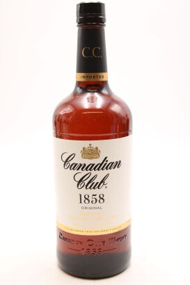 (1) Canadian Club 1858 Blended Canadian Whisky, 37% ABV, 1000ml