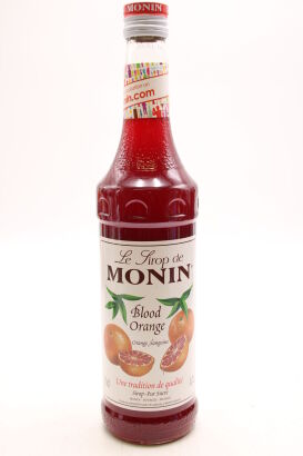 (1) Monin Orange Sanguine Syrup, 0% ABV, 700ml