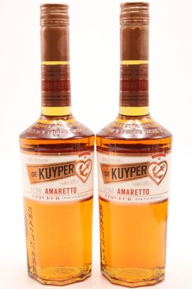 (2) De Kuyper Royal Distillers Amaretto Liqueur, 30% ABV