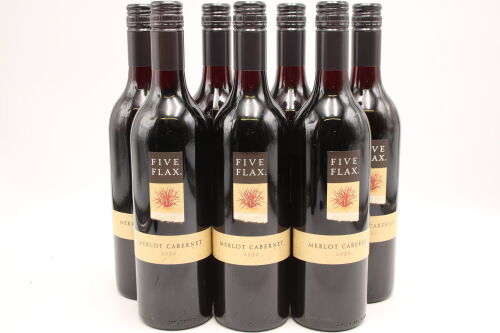 (7) 2020 Five Flax Merlot Cabernet, East Coast