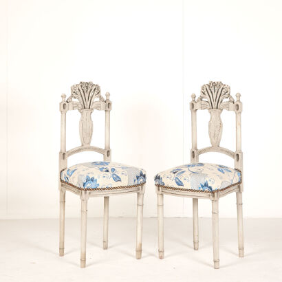 A Pair of French Style Chairs