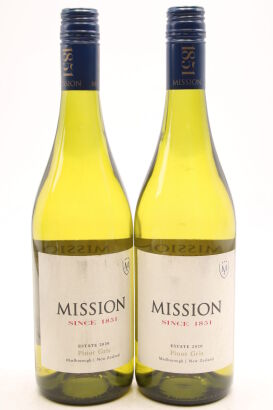 (2) 2020 Mission Estate Winery Pinot Gris, Hawke's Bay