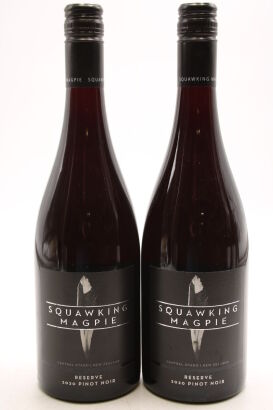 (2) 2020 Squawking Magpie Reserve Pinot Noir, Central Otago