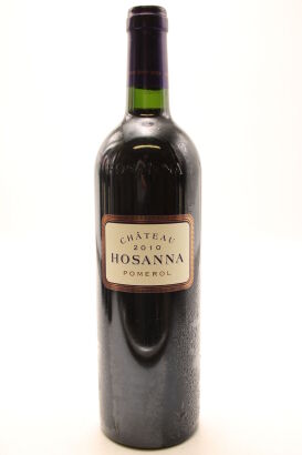 (1) 2010 Chateau Hosanna, Pomerol [JR16] [WE94] [RP96] [WS95]
