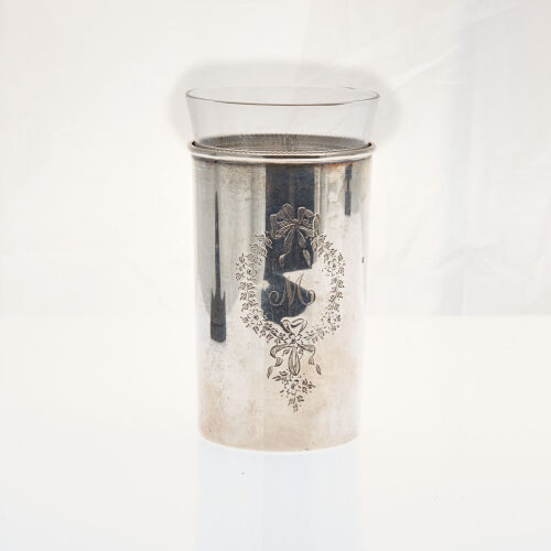 A Sterling Silver Christening Cup