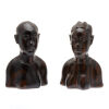 A Pair of Small Nigerian Carved Busts