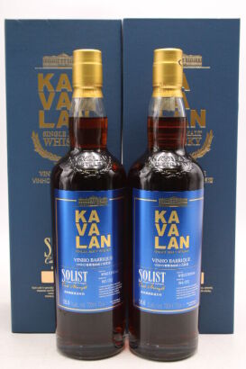 (2) Kavalan Solist Vinho Barrique Single Malt Whisky, Taiwan, 58.6% ABV