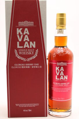 (1) Kavalan Olorosso Sherry Oak, Single Malt Whisky, taiwan, 46% ABV