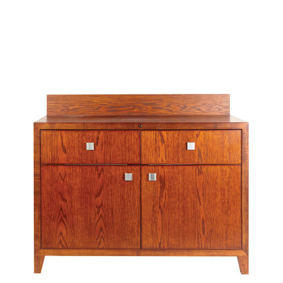 A Contemporary Walnut Sideboard Cabinet